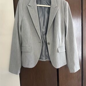 Express Light Gray Women's Blazer Jacket 12